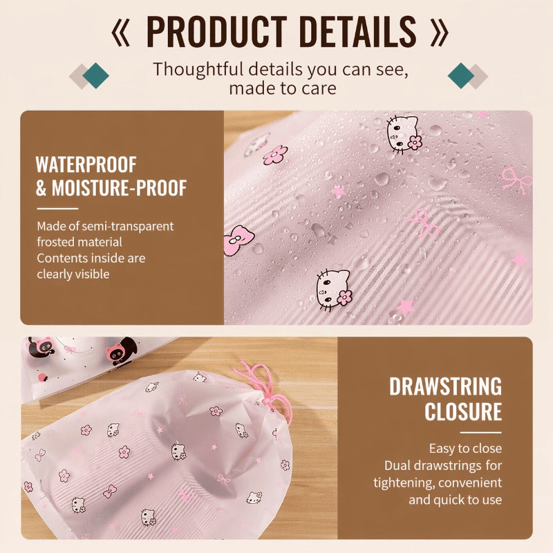 Waterproof Frosted Storage Pouches