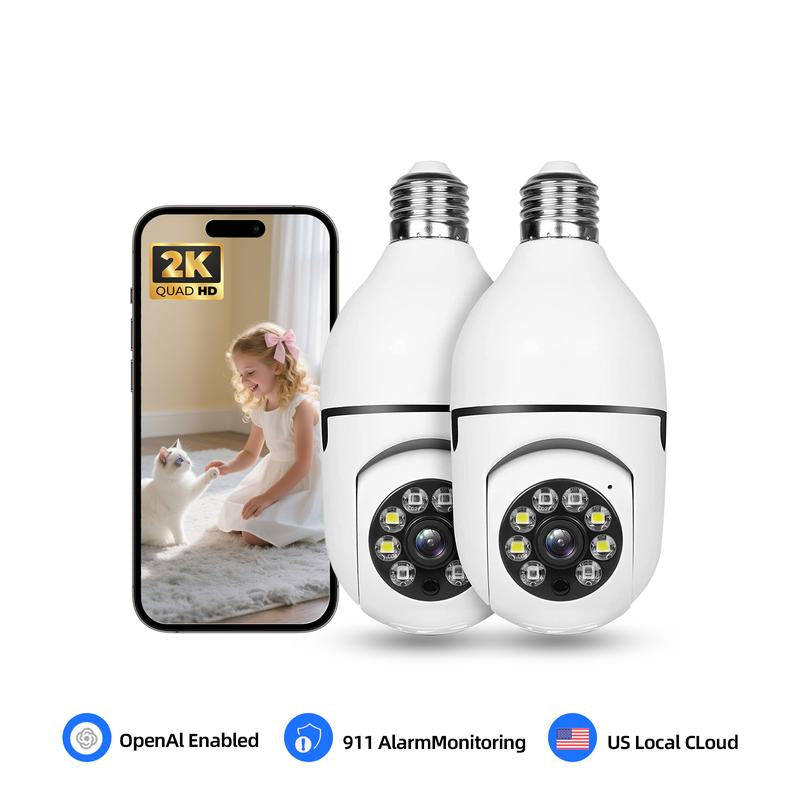 1080P Smart Bulb Camera