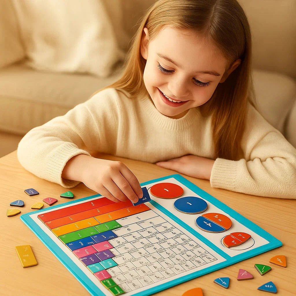 Magnetic Montessori Fraction Puzzle