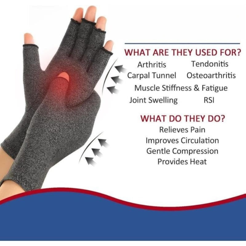 Fingerless Support Gloves