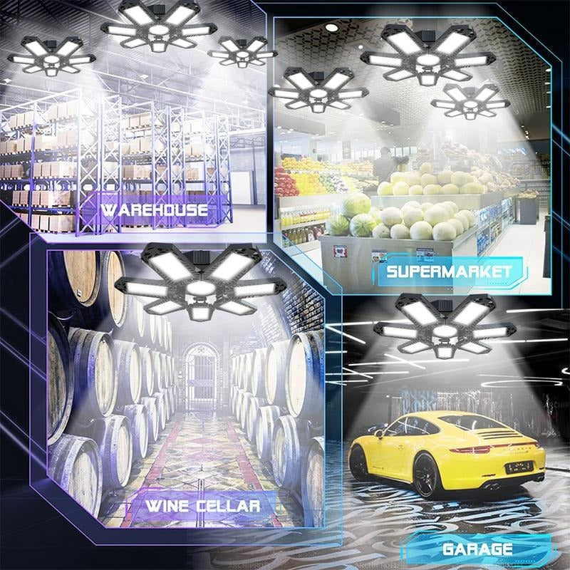 Foldable LED Garage Light