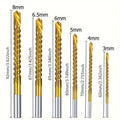 Titanium-Coated Drill Bit Set