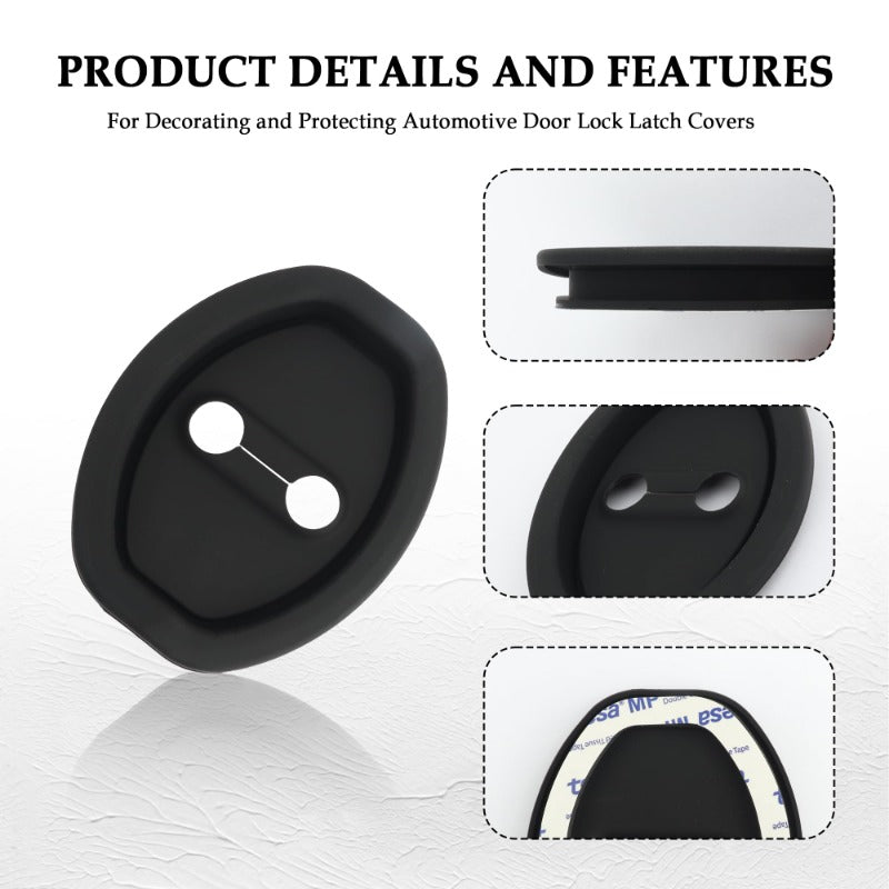 Universal Silicone Car Door Covers Protector (4 PACK)