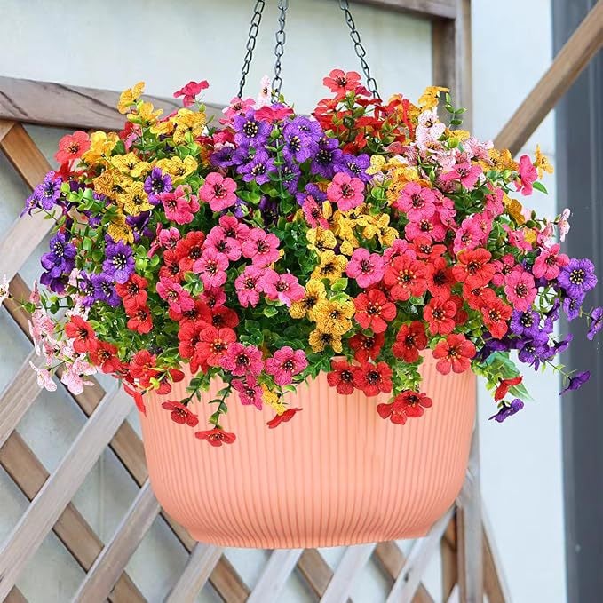 Upgraded High-grade  Material  Rainproof Lifelike Artificial Flowers With UV-Shield Coating