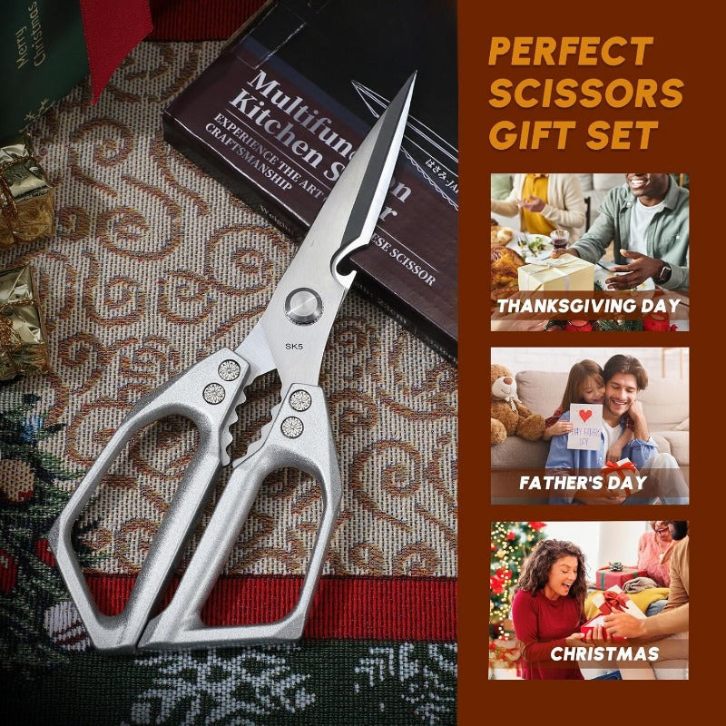 Steel 7-in-1 Multifunction Kitchen Shears
