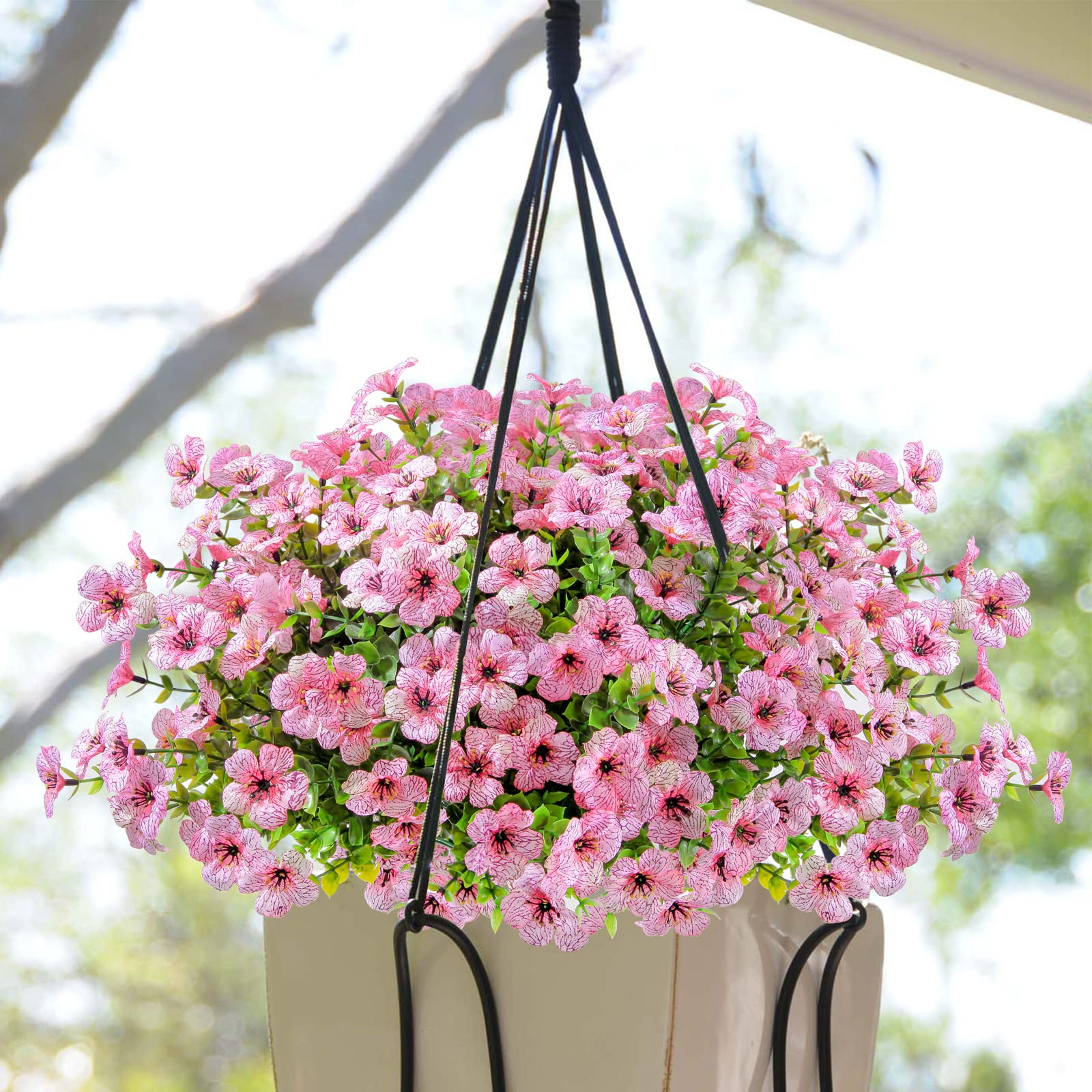 Upgraded High-grade  Material  Rainproof Lifelike Artificial Flowers With UV-Shield Coating