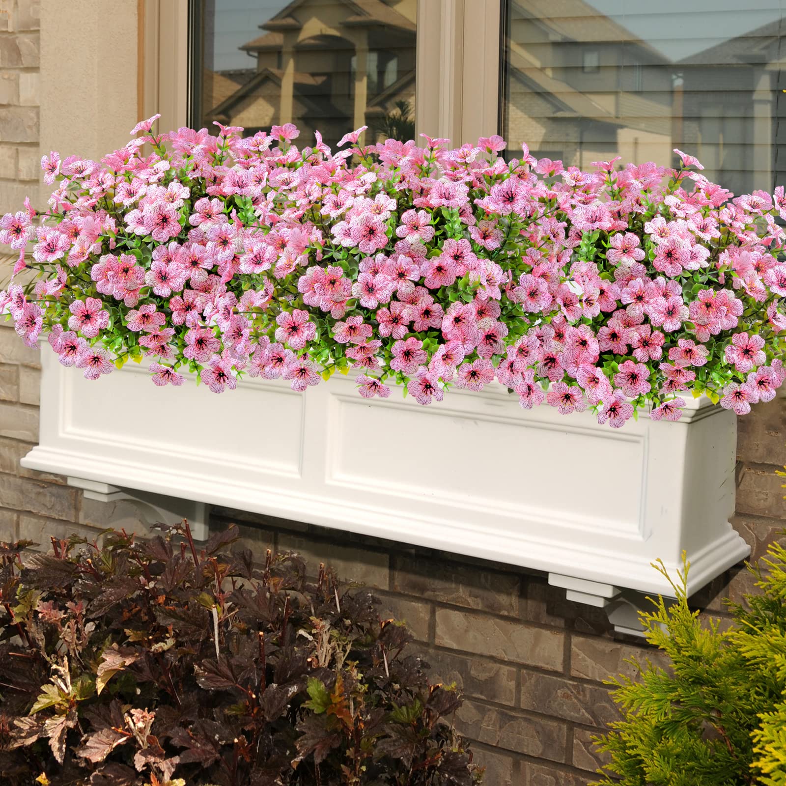 Upgraded High-grade  Material  Rainproof Lifelike Artificial Flowers With UV-Shield Coating