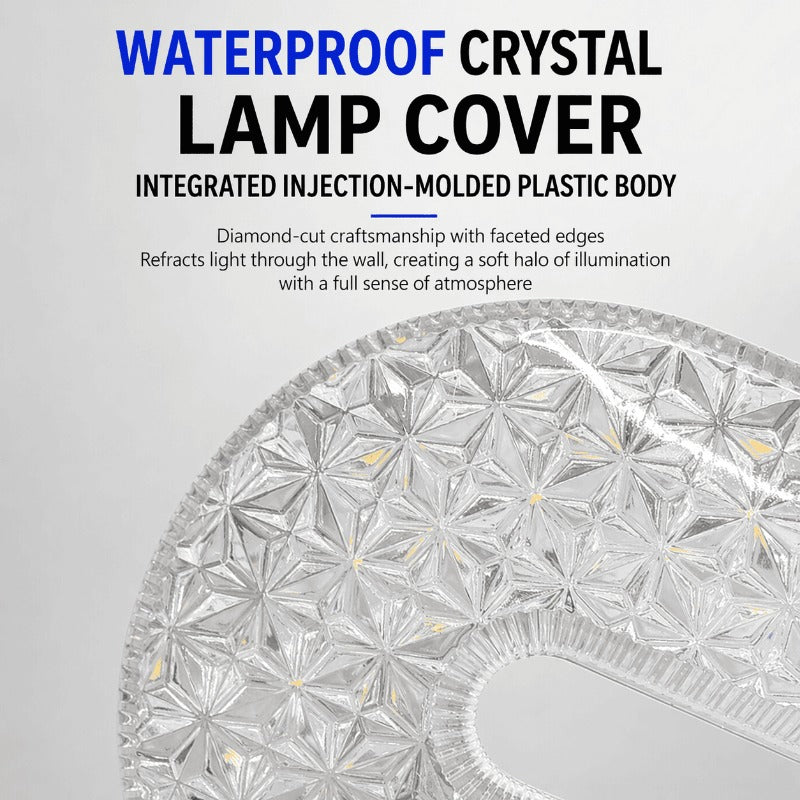 Foldable Crystal Fan Light