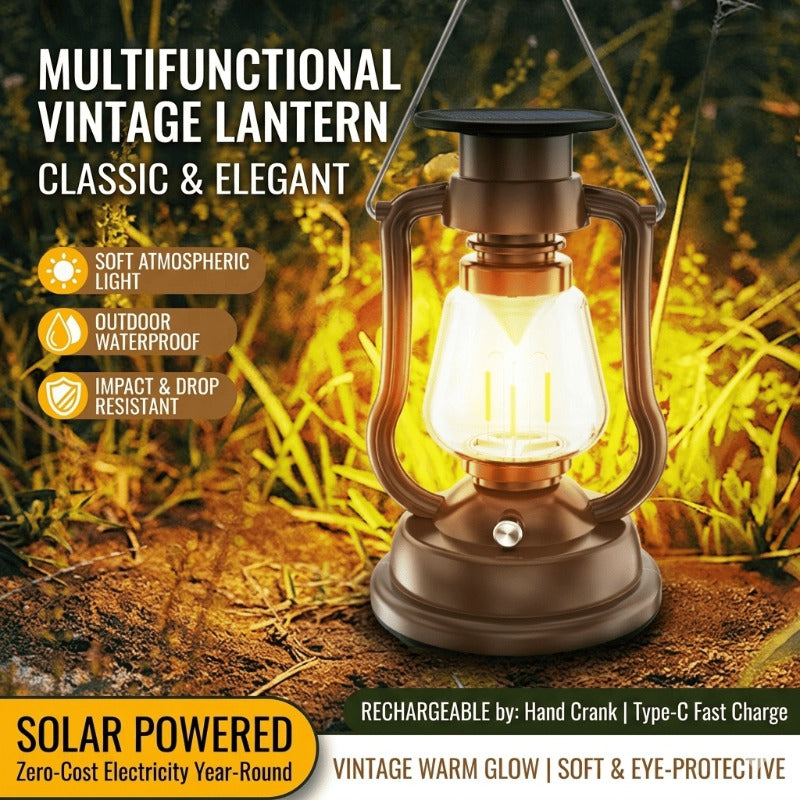 Hand-Crank Emergency Light