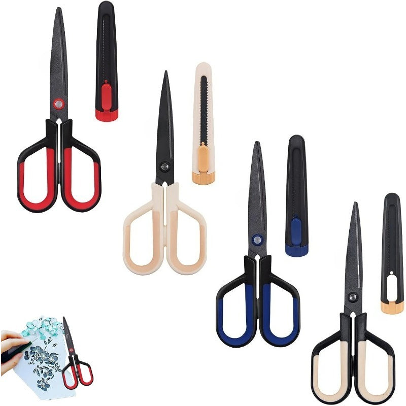 2-in-1 Scissors & Utility Knife Set