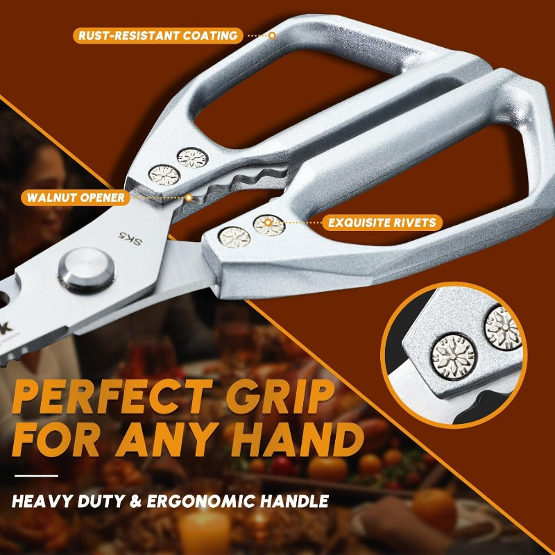 Steel 7-in-1 Multifunction Kitchen Shears