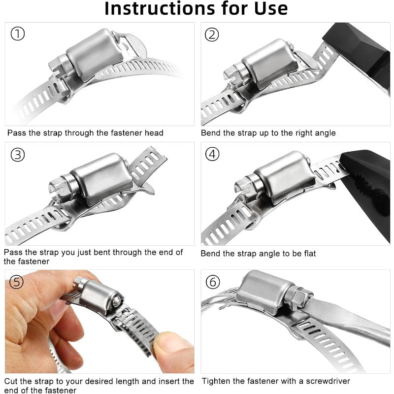 304 Stainless Hose Clamp Kit