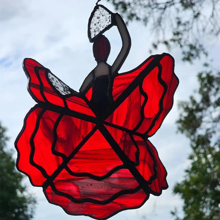 Elegant Stained Glass Spinner