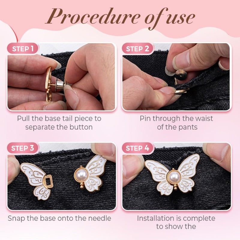 Butterfly Waist Cinch Clips