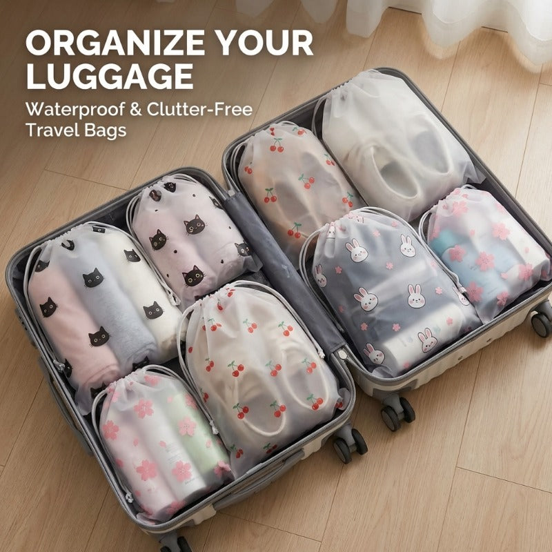 Waterproof Frosted Storage Pouches