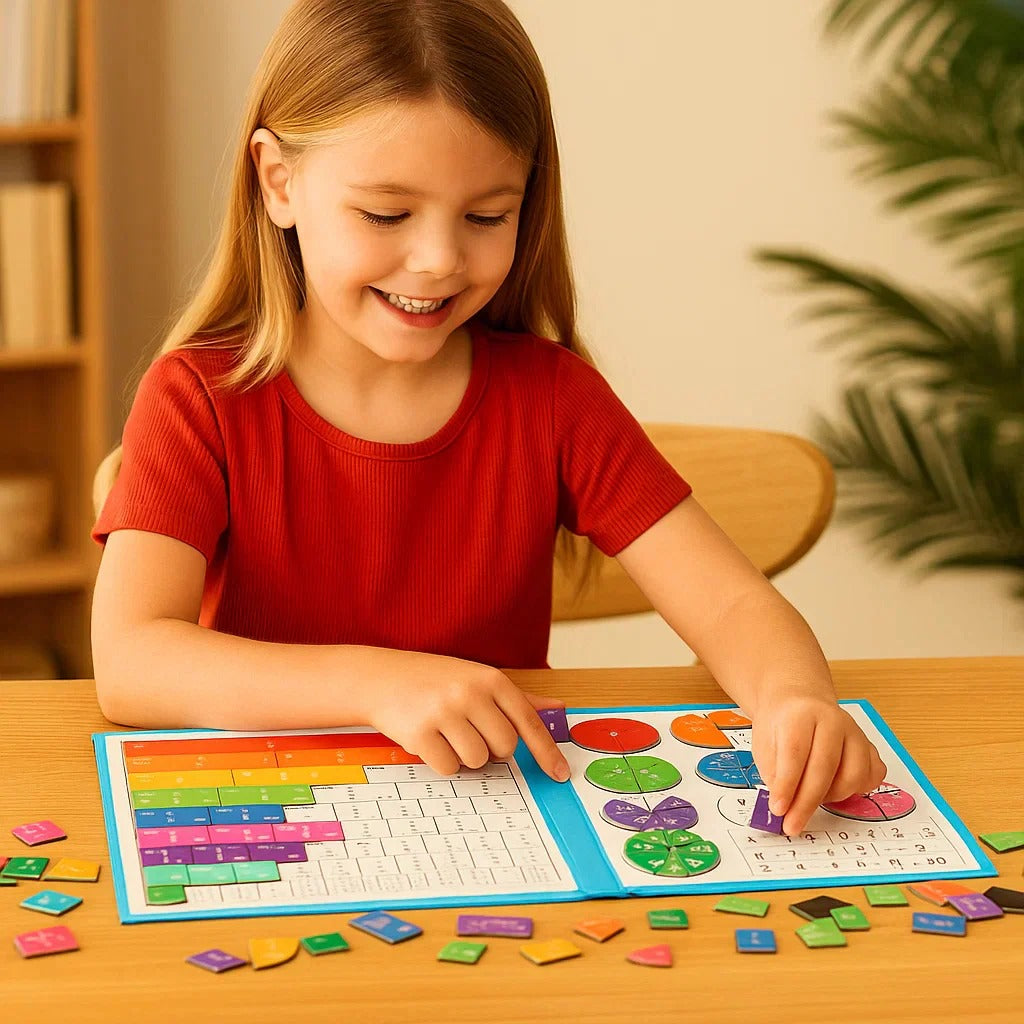 Magnetic Montessori Fraction Puzzle