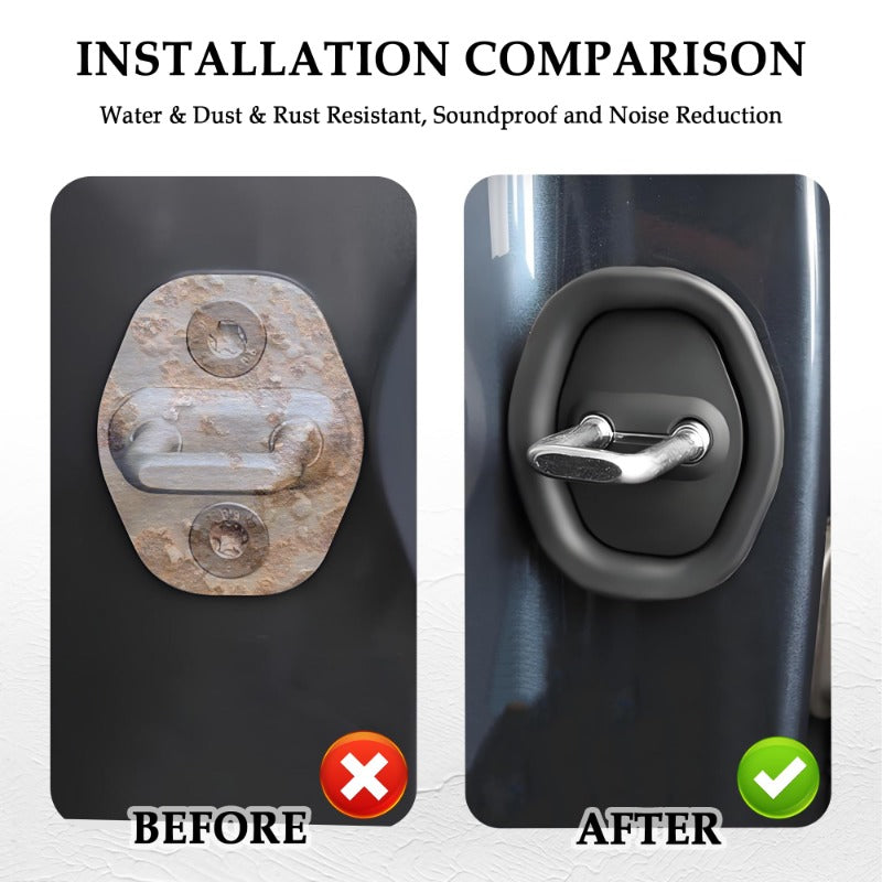 Universal Silicone Car Door Covers Protector (4 PACK)