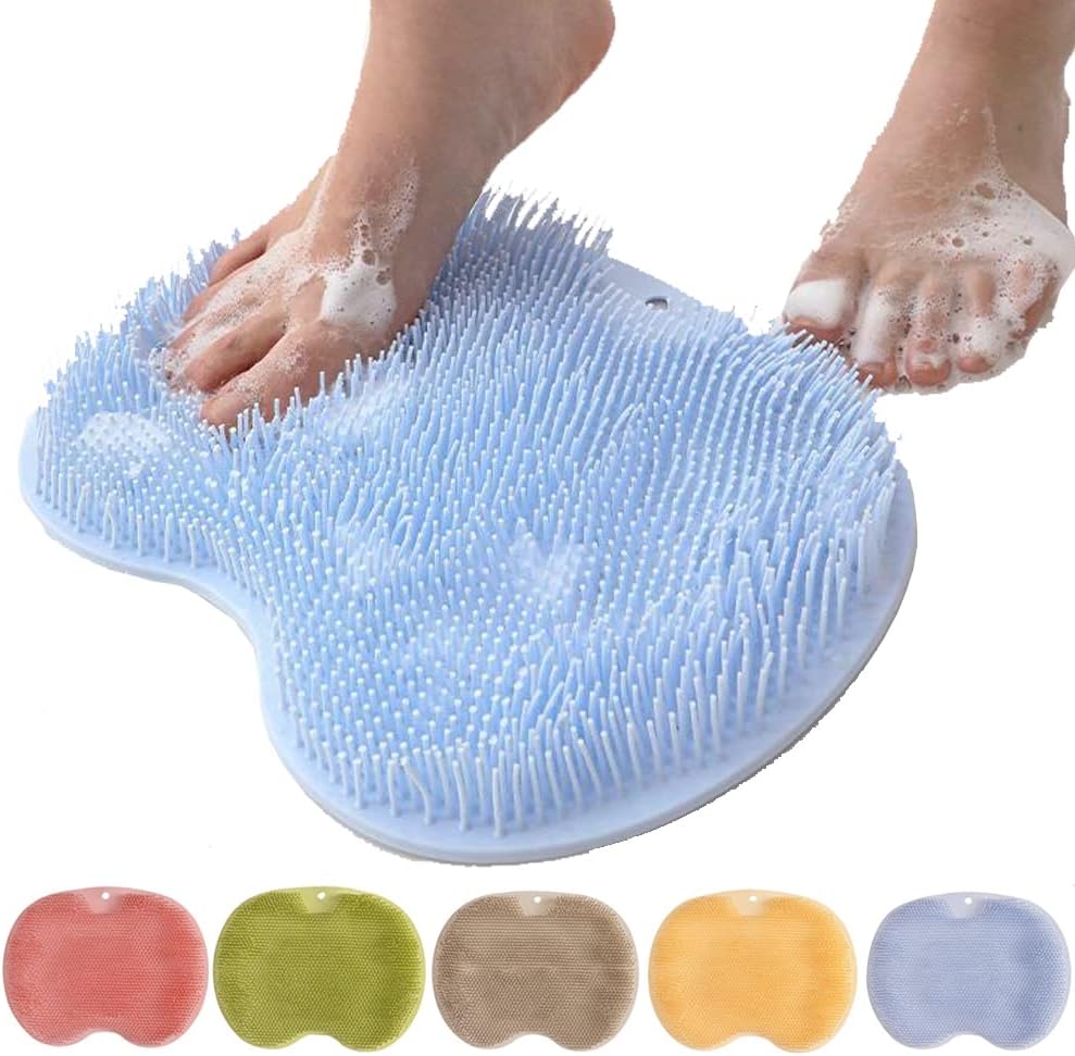 Hands-Free Silicone Foot Clean Mat