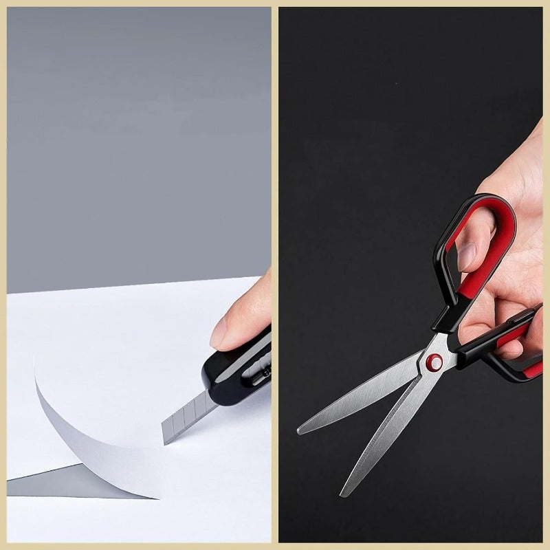 2-in-1 Scissors & Utility Knife Set