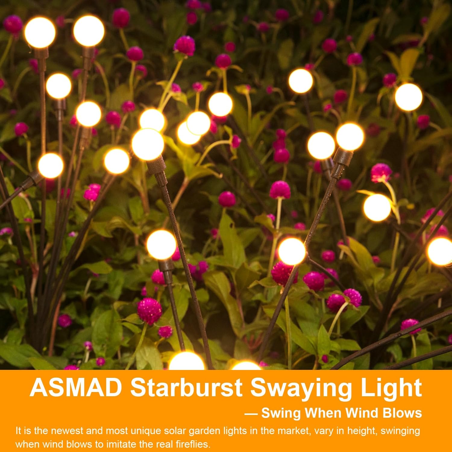 Solar Firefly Garden Lights