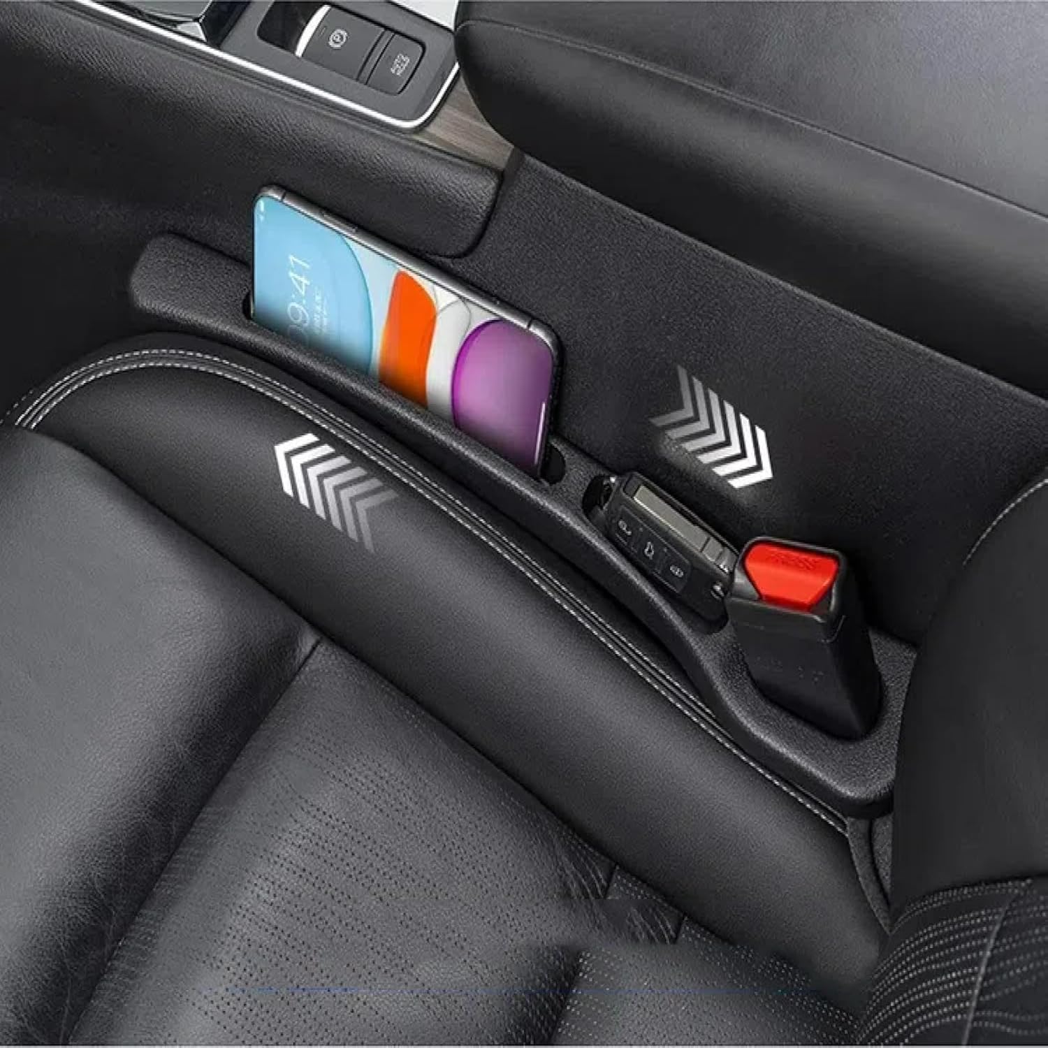 Car Seats Gap Filler Dual with Belt Slot