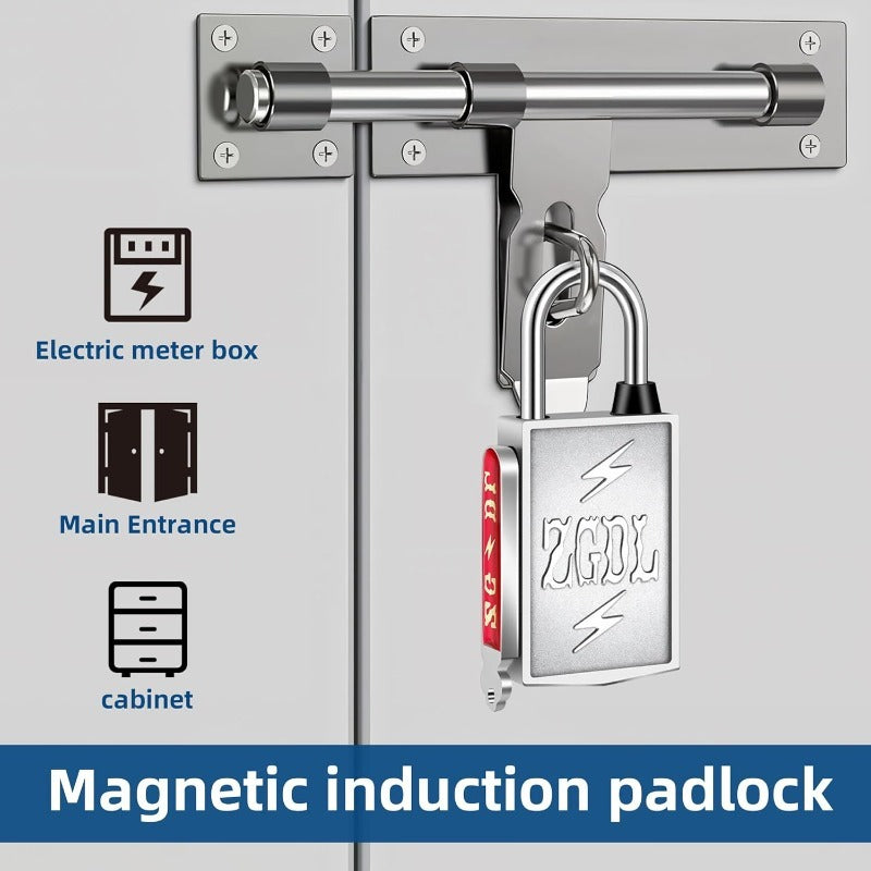 No Keyhole Magnetic Padlock