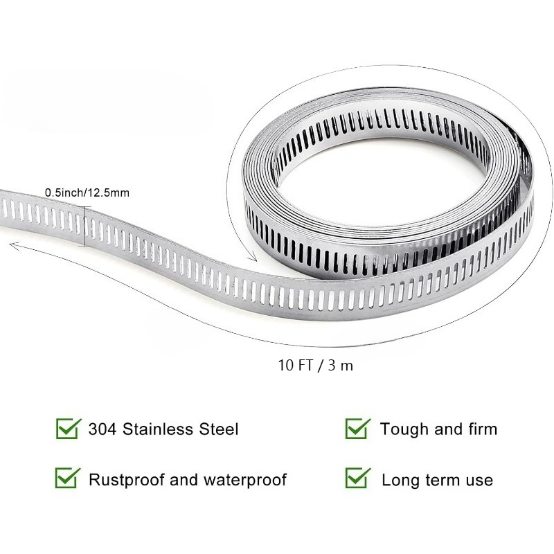 304 Stainless Hose Clamp Kit