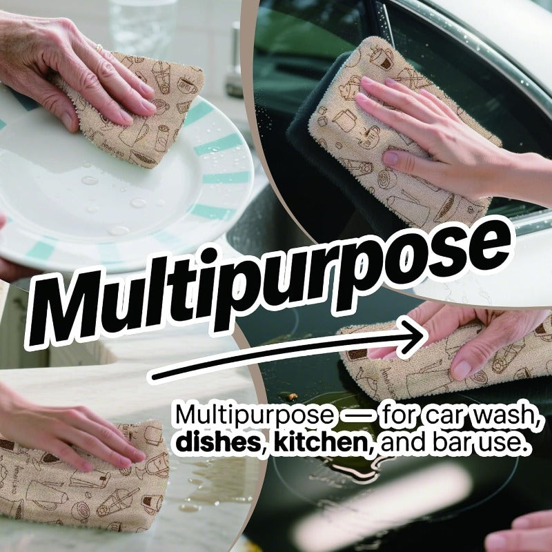 Tear-Off Microfiber Cleaning Roll