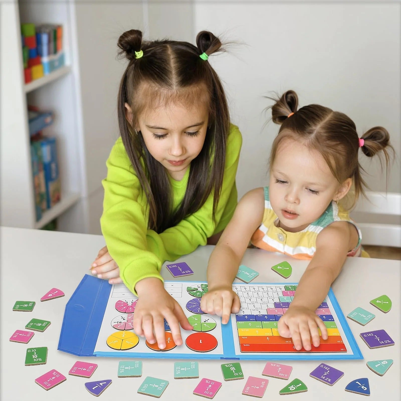 Magnetic Montessori Fraction Puzzle