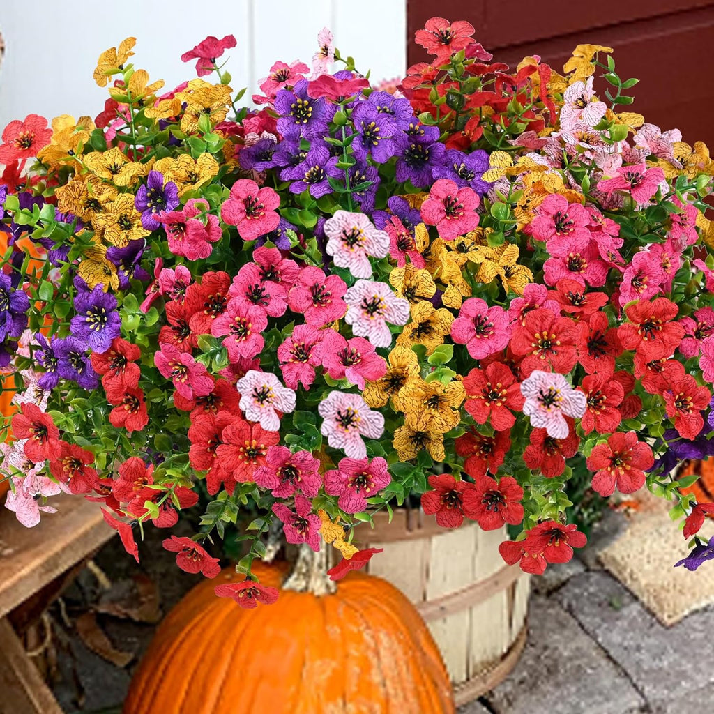 Upgraded High-grade  Material  Rainproof Lifelike Artificial Flowers With UV-Shield Coating