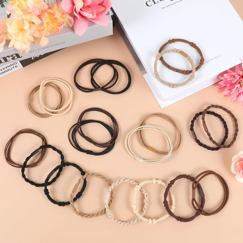 Boho Neutral Hair Tie Set