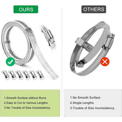 304 Stainless Hose Clamp Kit