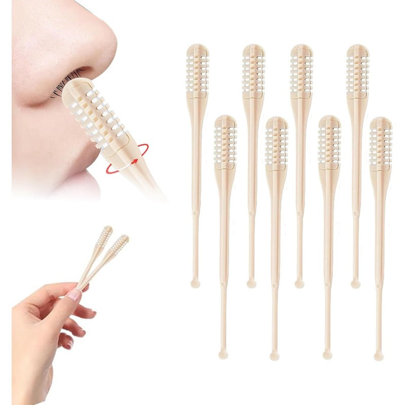 Manual Dual-Ended Rotary Nose & Ear Hair Trimmer