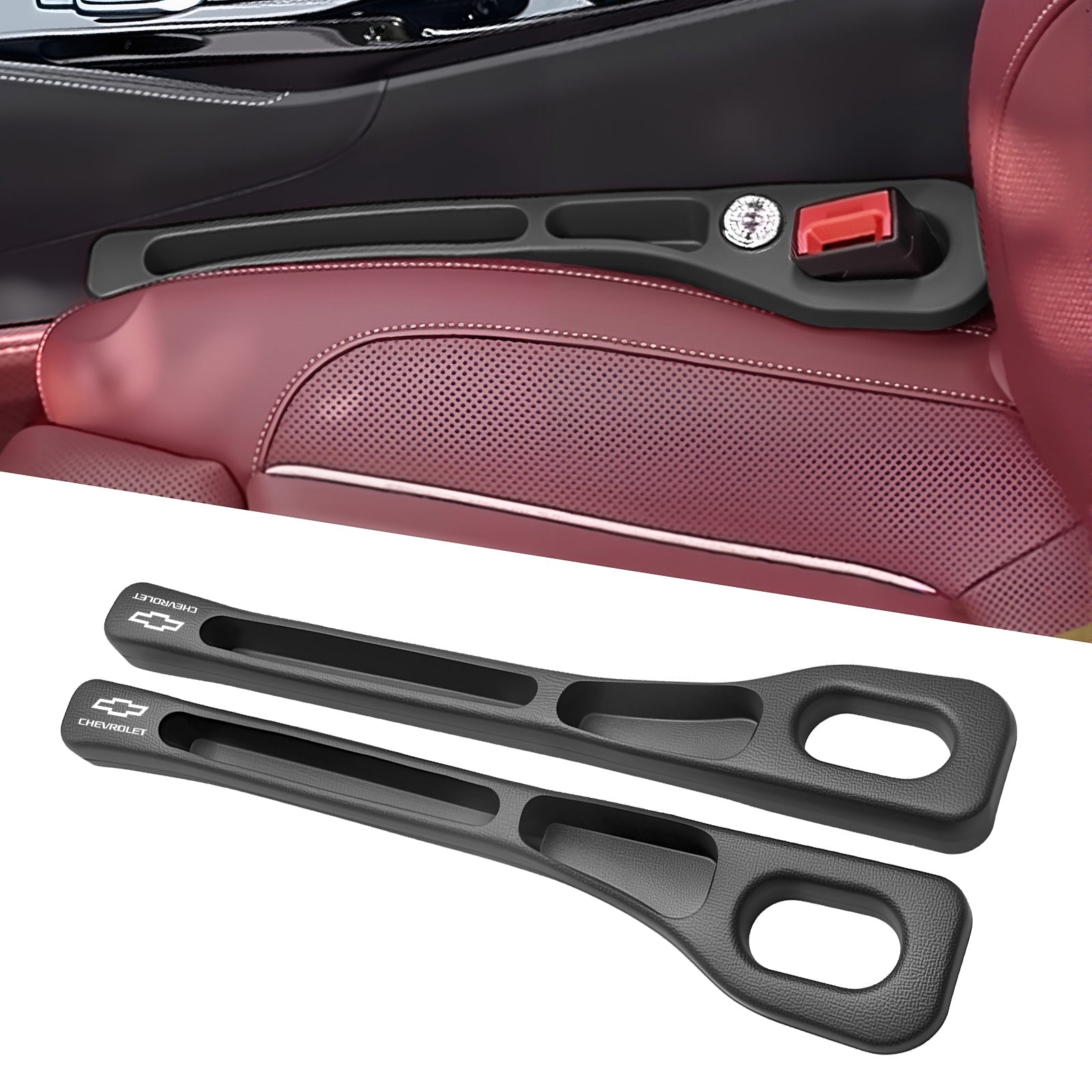 Car Seats Gap Filler Dual with Belt Slot