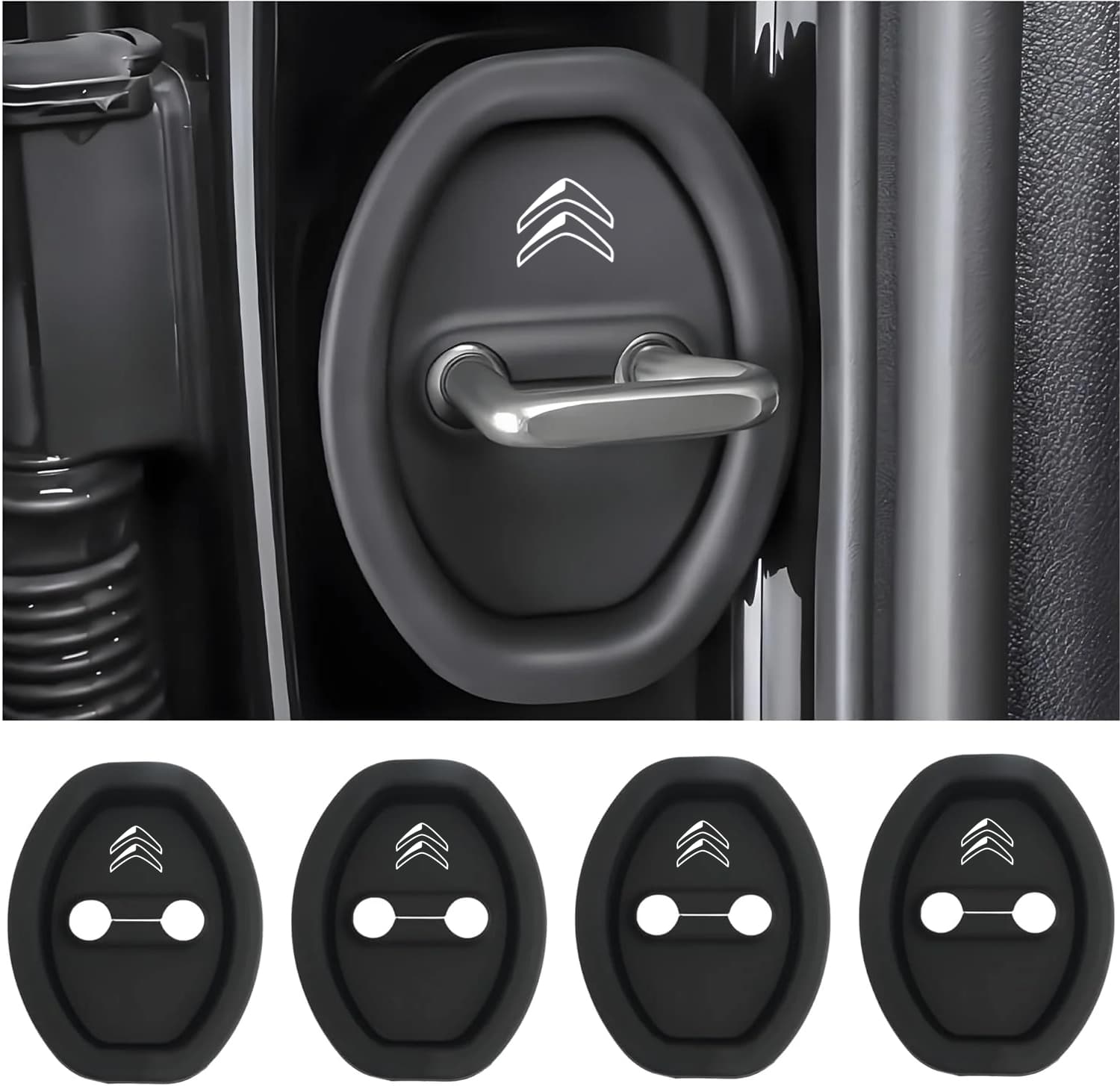 Universal Silicone Car Door Covers Protector (4 PACK)