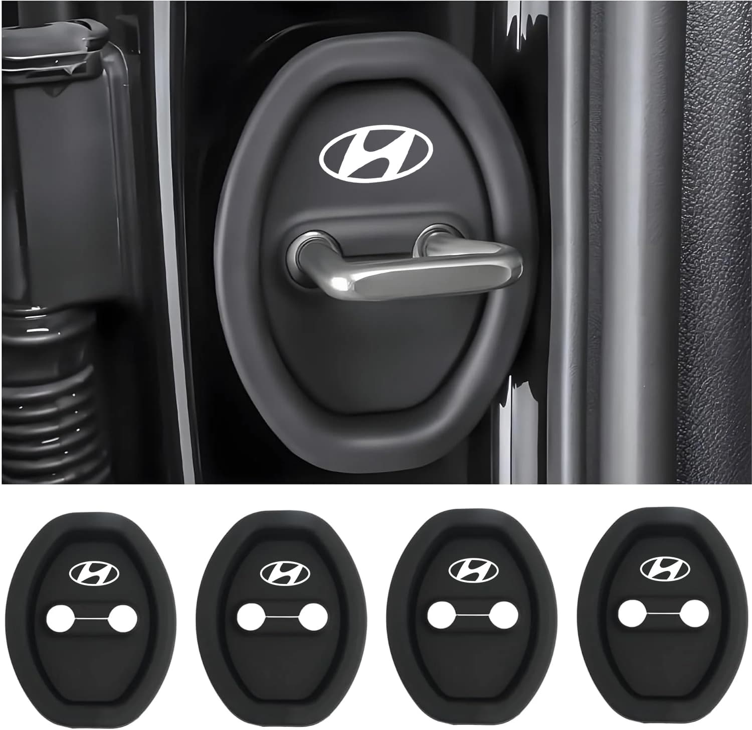 Universal Silicone Car Door Covers Protector (4 PACK)
