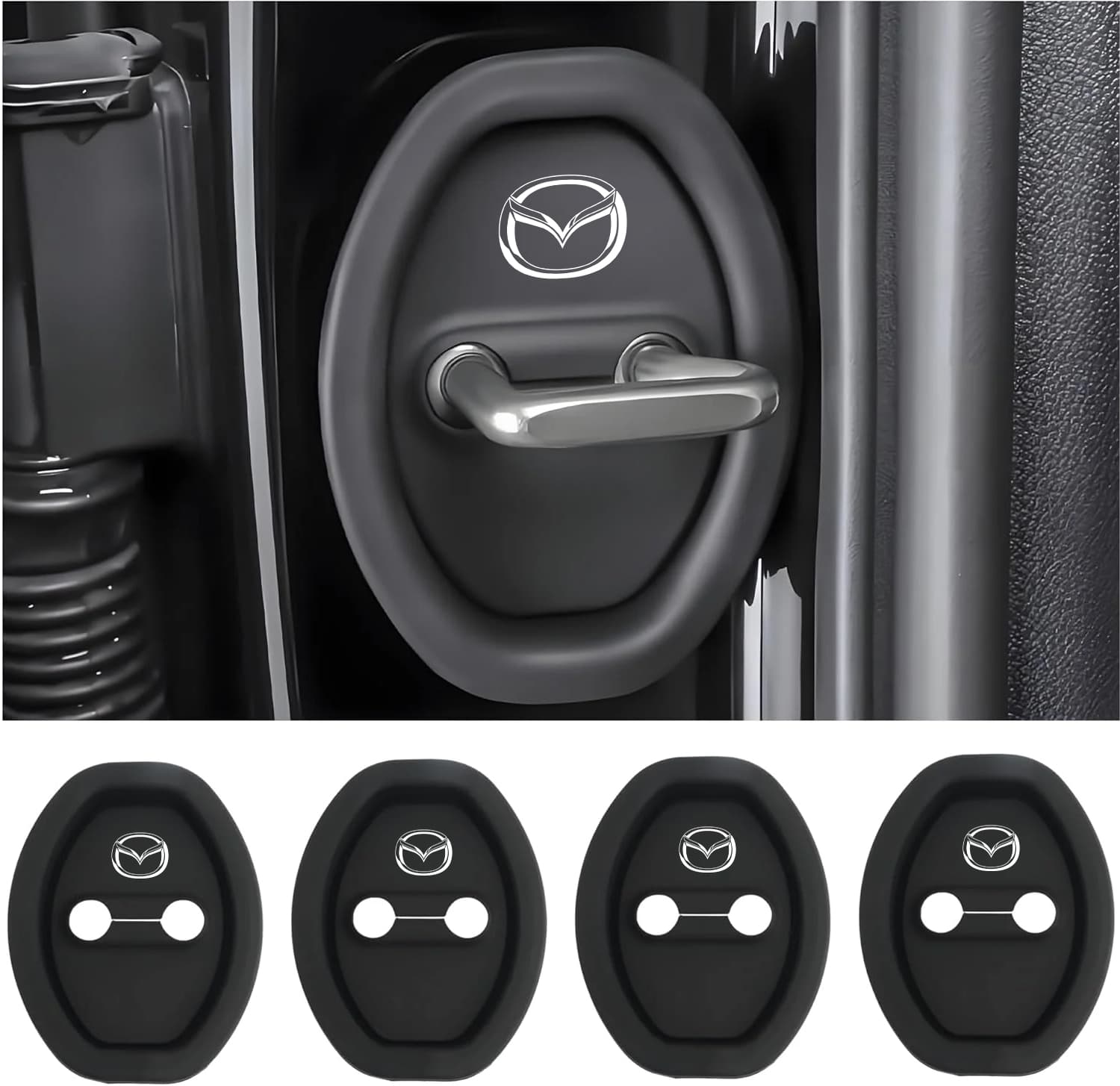 Universal Silicone Car Door Covers Protector (4 PACK)