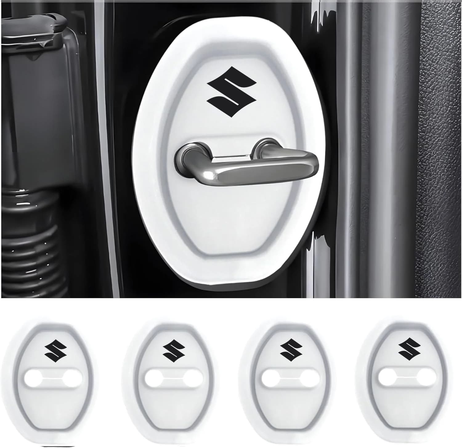 Universal Silicone Car Door Covers Protector (4 PACK)