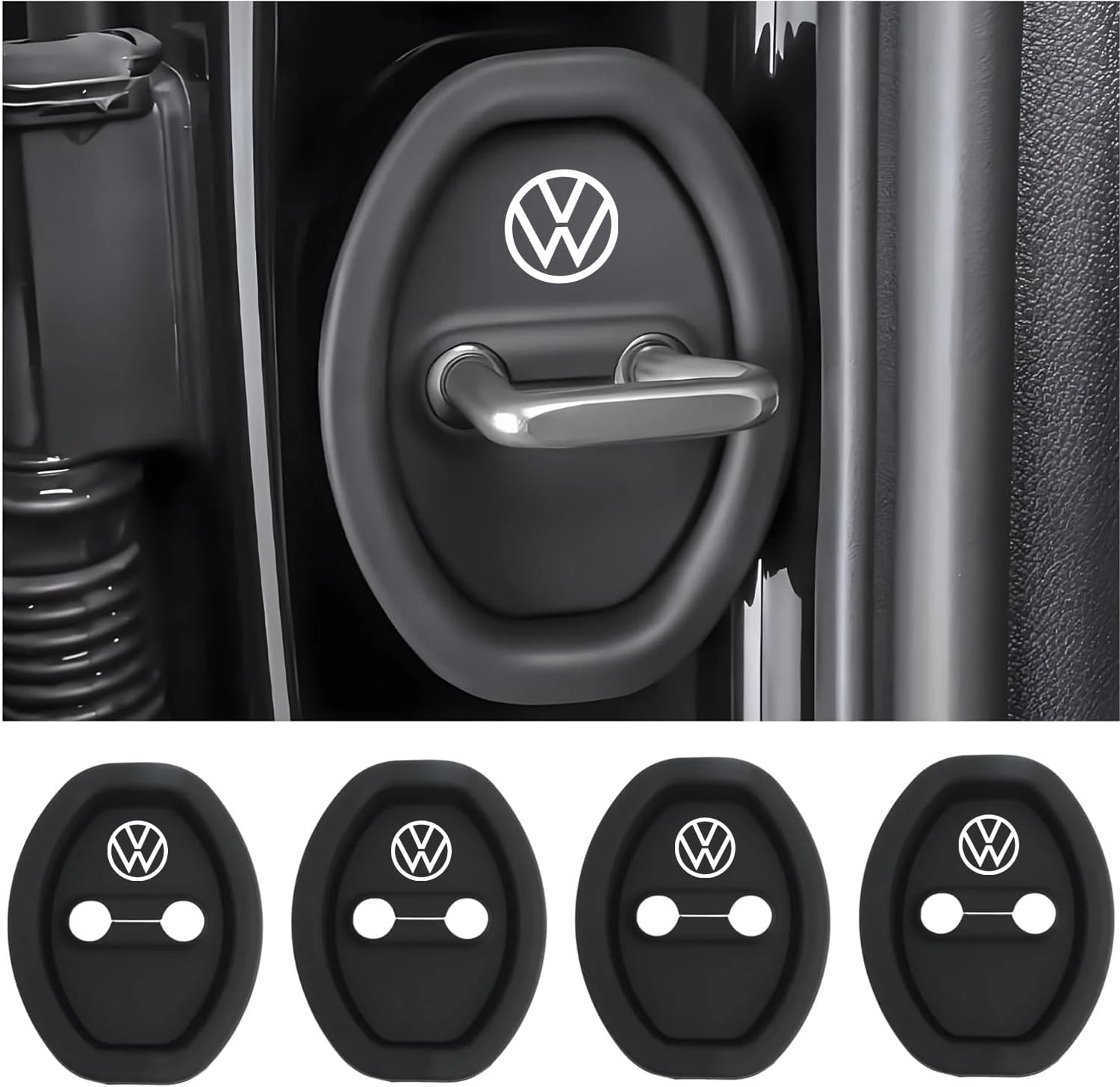 Universal Silicone Car Door Covers Protector (4 PACK)