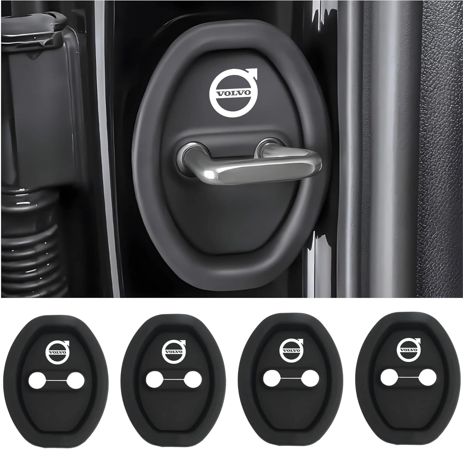 Universal Silicone Car Door Covers Protector (4 PACK)