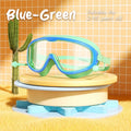 HD children's large frame waterproof and anti-fog swimming goggles