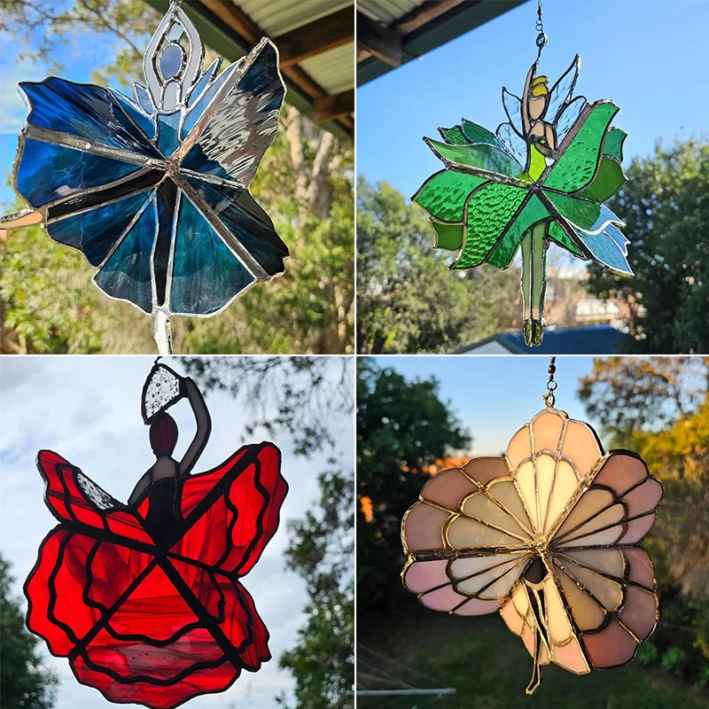Elegant Stained Glass Spinner