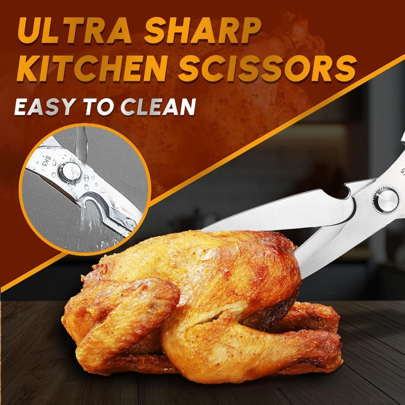 Steel 7-in-1 Multifunction Kitchen Shears