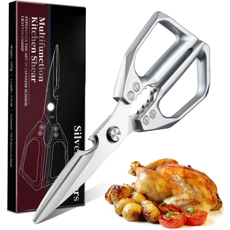 Steel 7-in-1 Multifunction Kitchen Shears