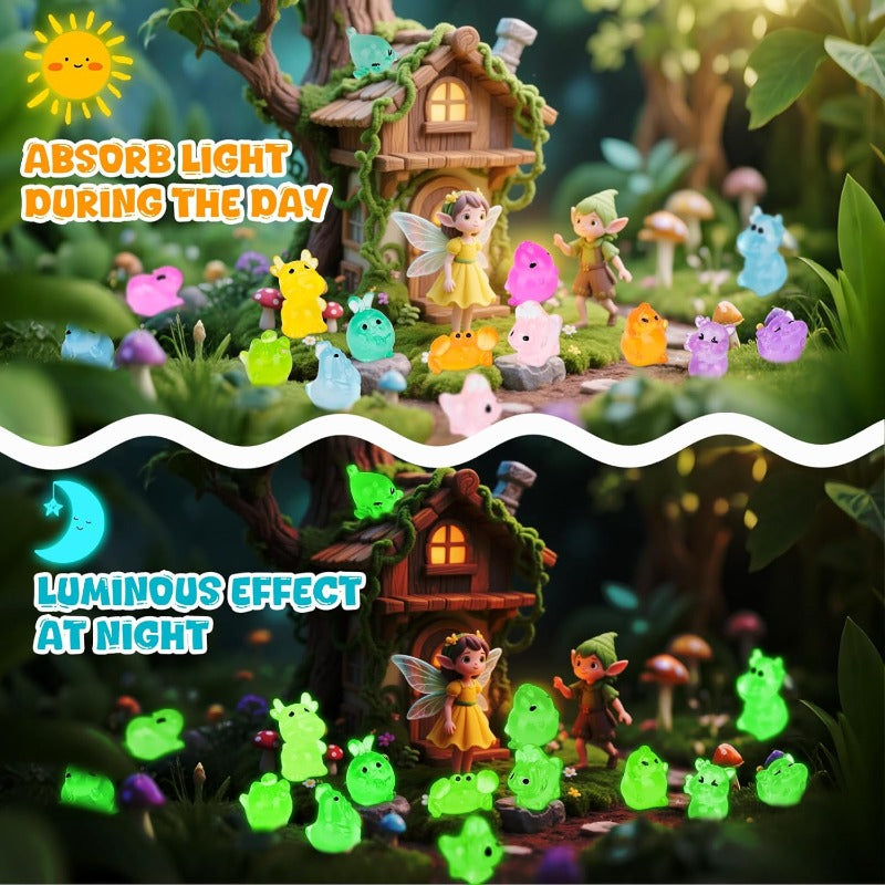 Glow-in-the-Dark Mini Animal Figures