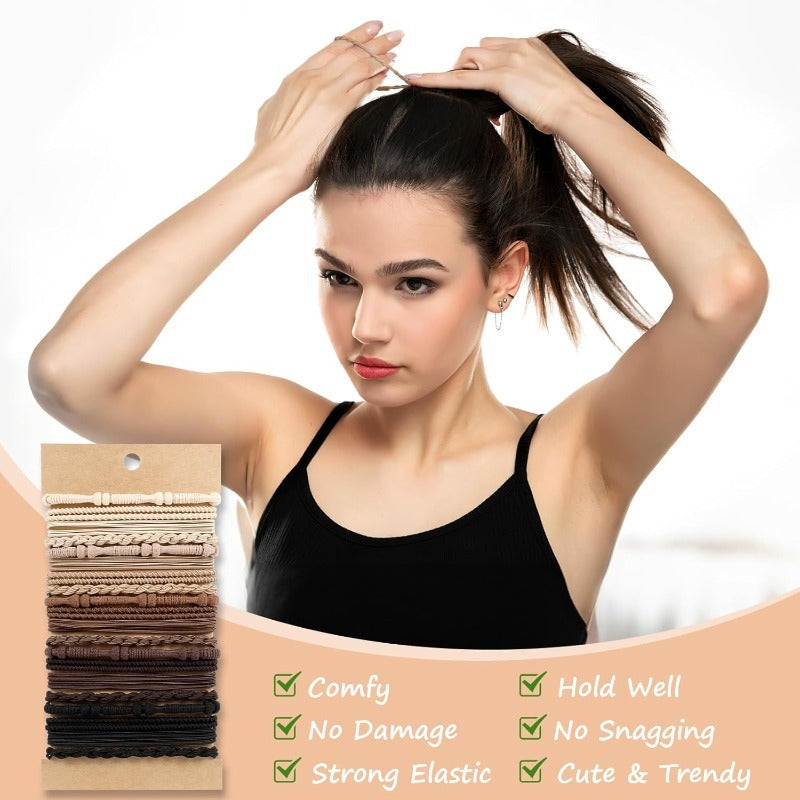 Boho Neutral Hair Tie Set
