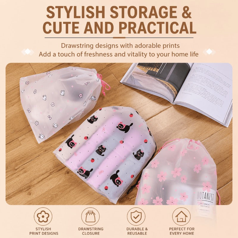 Waterproof Frosted Storage Pouches