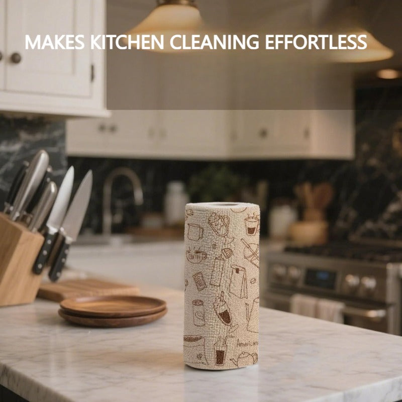 Tear-Off Microfiber Cleaning Roll