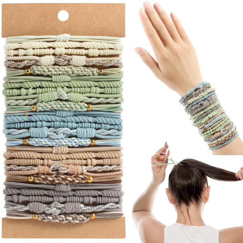 Boho Neutral Hair Tie Set