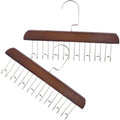 Solid Wood & Steel Multi-Hook Closet Hanger